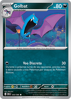 Golbat (050/086) REV FOIL - Carta Avulsa Pokemon