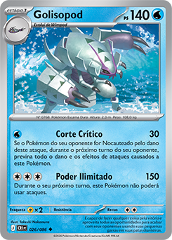 Golisopod (026/086) - Carta Avulsa Pokemon