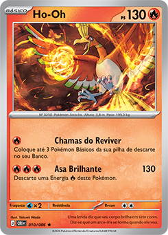 Ho-Oh (010/086) FOIL - Carta Avulsa Pokemon