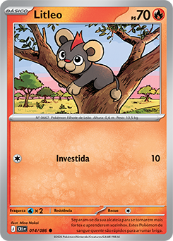 Litleo (014/086) - Carta Avulsa Pokemon