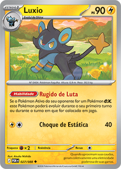 Luxio (027/088) - Carta Avulsa Pokemon