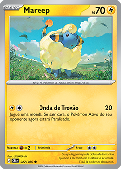 Mareep (027/086) - Carta Avulsa Pokemon