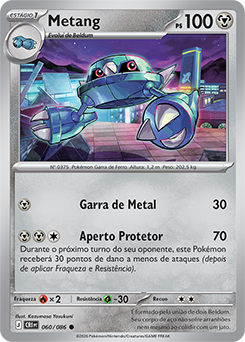 Metang (060/086) - Carta Avulsa Pokemon
