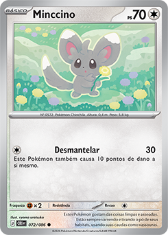 Minccino (072/086) - Carta Avulsa Pokemon