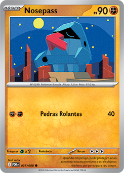 Nosepass (037/088) - Carta Avulsa Pokemon