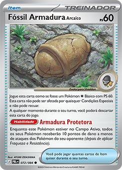 Fóssil Armadura Arcaico / Antique Armor Fossil (072/084) - Carta Avulsa Pokemon