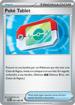 Poké Tablet / Poké Pad (081/088) - REV FOIL Carta Avulsa Pokemon