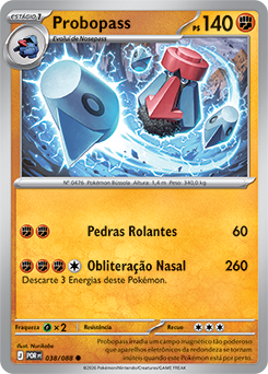 DUPLICADO - Probopass (55/114) - Carta Avulsa Pokemon