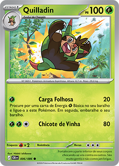 Quilladin (006/086) - Carta Avulsa Pokemon