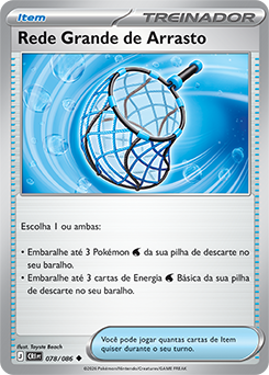 Rede Grande de Arrasto / Great Haul Net (078/086) - Carta Avulsa Pokemon