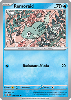 Remoraid (016/086) - Carta Avulsa Pokemon