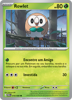 Rowlet (010/088) - Carta Avulsa Pokemon