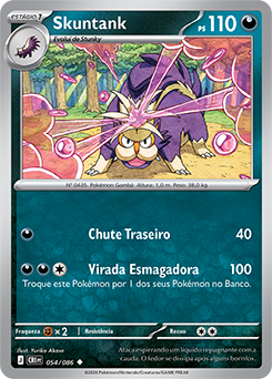 Skuntank (054/086) REV FOIL - Carta Avulsa Pokemon