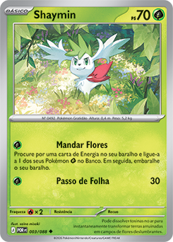 Shaymin (003/088) - Carta Avulsa Pokemon