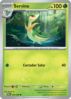 Servine (005/088) - Carta Avulsa Pokemon