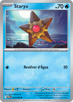 Staryu (020/088) REV FOIL - Carta Avulsa Pokemon