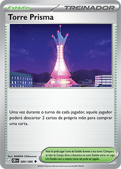 Torre Prisma / Prism Tower (080/086) - Carta Avulsa Pokemon