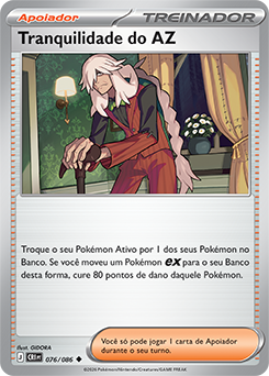 Tranquilidade do AZ / AZ's Tranquility (076/086) - Carta Avulsa Pokemon