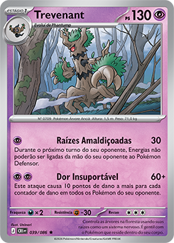 Trevenant (039/086) FOIL - Carta Avulsa Pokemon