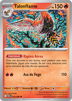 Talonflame (014/088) - Carta Avulsa Pokemon