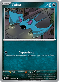 Zubat (049/086) - Carta Avulsa Pokemon