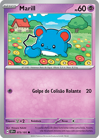 Marill (073/191) - Carta Avulsa Pokemon