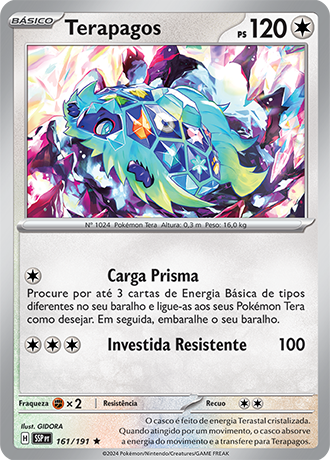 Terapagos (161/191) - Carta Avulsa Pokemon