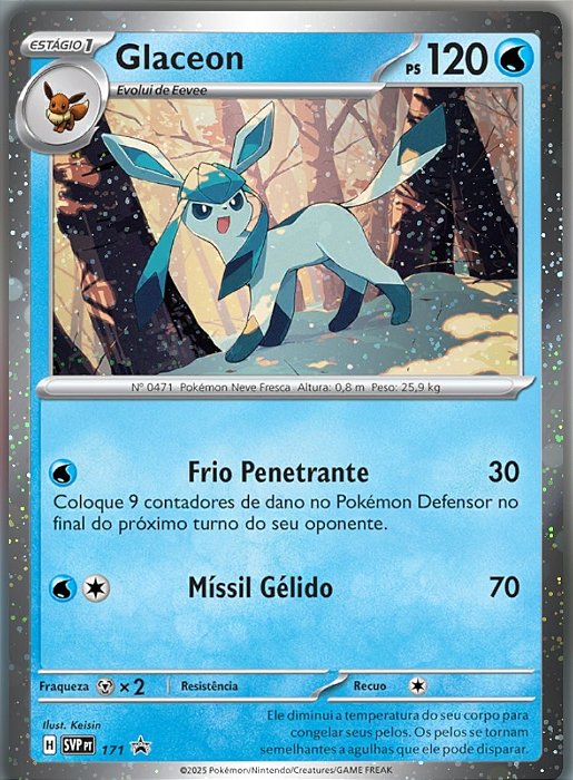 Glaceon (SVP171) - Carta Avulsa Pokemon