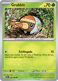 Grubbin (002/084) - Carta Avulsa Pokemon