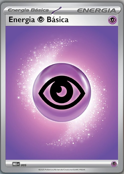 10 Energia de Psíquico (MEE005) 2025 - Carta Avulsa Pokemon