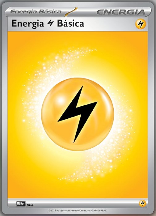 10 Energia de Raio (MEE004) 2025 - Carta Avulsa Pokemon