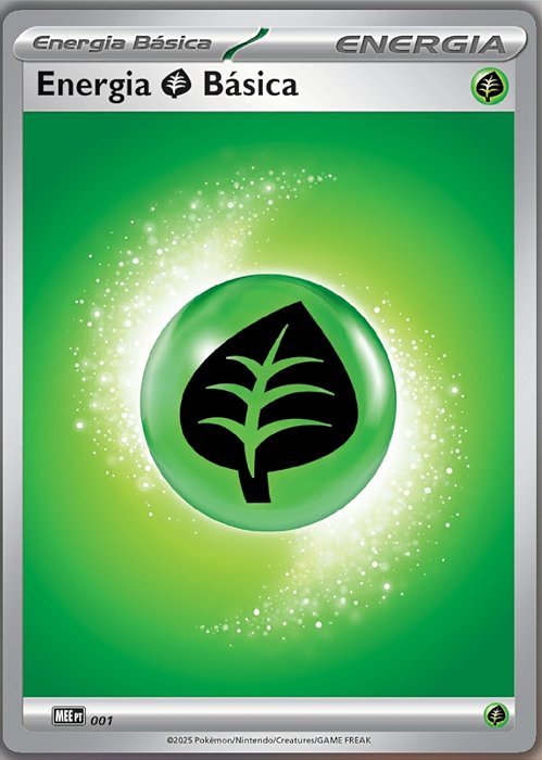 10 Energia de Grama (MEE001) 2025 - Carta Avulsa Pokemon