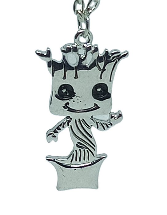 Colar com Pingente Baby Groot - Guardiões da Galaxia (50cm)