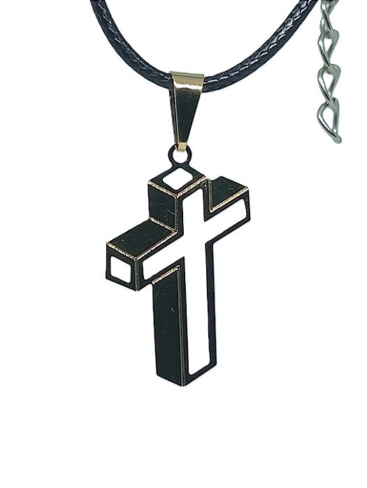 Colar Ajustável - Crucifixo (50cm)