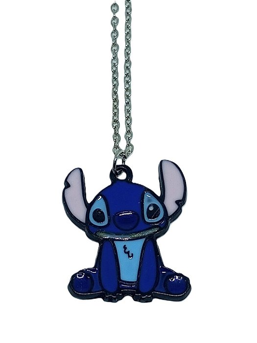 Colar em Aço com Pingente Stitch - Disney (50cm)