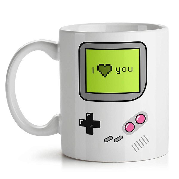 Caneca Game Boy - I Love You