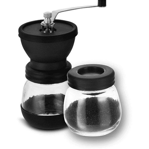Moedor de Café Mimo Style Manual Cerâmico C/ Pote de Vidro
