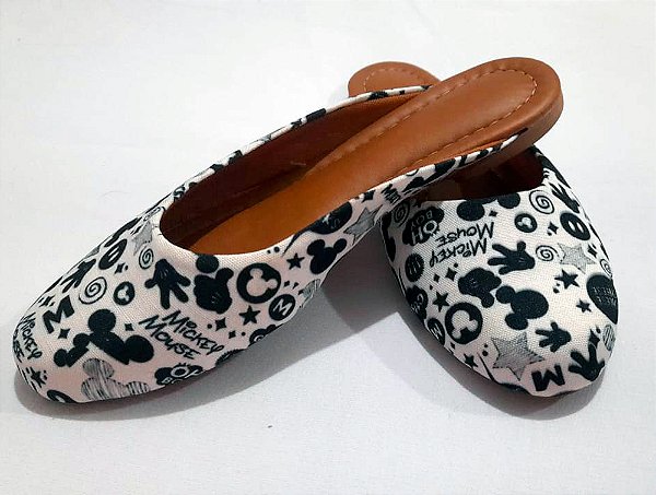 Mule Feminino Mickey Sapato Feminino Temos Mãe E Filha Tam. 23 ao 42.