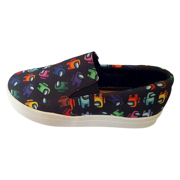 Tênis Slip Among Us Preto Sapato Confortável Tam. 33 ao 43.