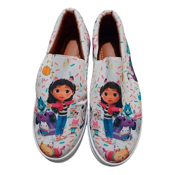 Tênis Slip On Casa Mágica da Gabby Sapato Confortável Tam. 33 ao 43.