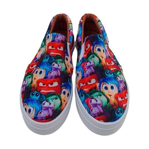 Tênis Slip On Divertidamente Conforto e Estilo em um só Passo! - Tam. 33 ao 43.
