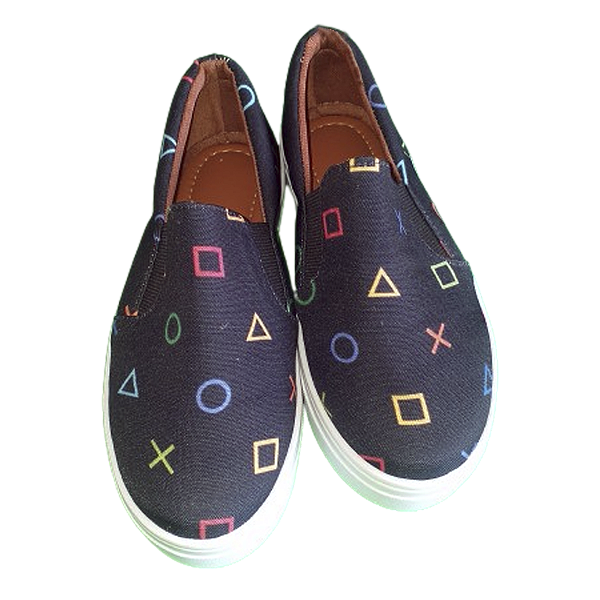 Tênis Slip On Playstation Games F. Preto Tamanhos 33 ao 43.
