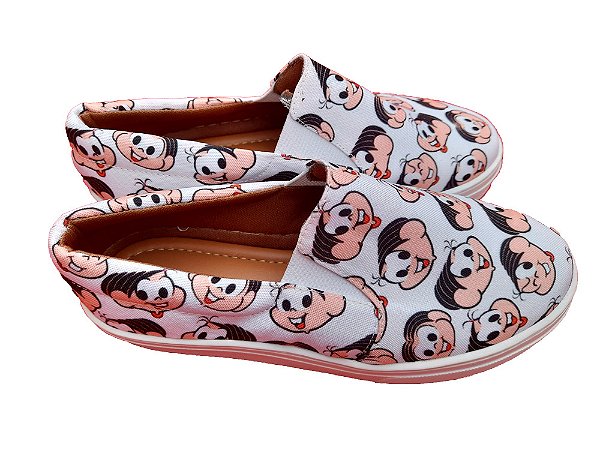 Tênis Slip On Mônica F. Branco Feminino Tenis Masculino Conforto e Qualidade - Tam. 33 ao 43.