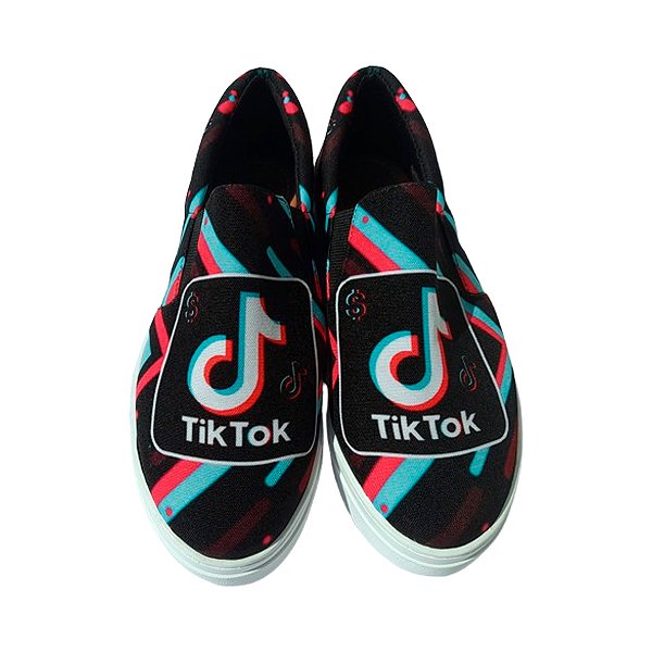 Tênis Slip On Tik Tok Sapato Unissex Tênis Masculino Tênis Feminino - Tam. 33 ao 43.