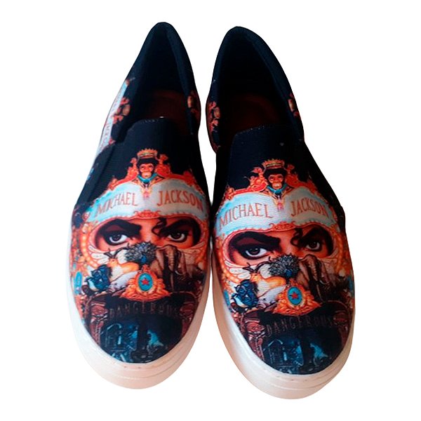 Tênis Slip On Michael Jackson Dangerous a Pronta Entrega.