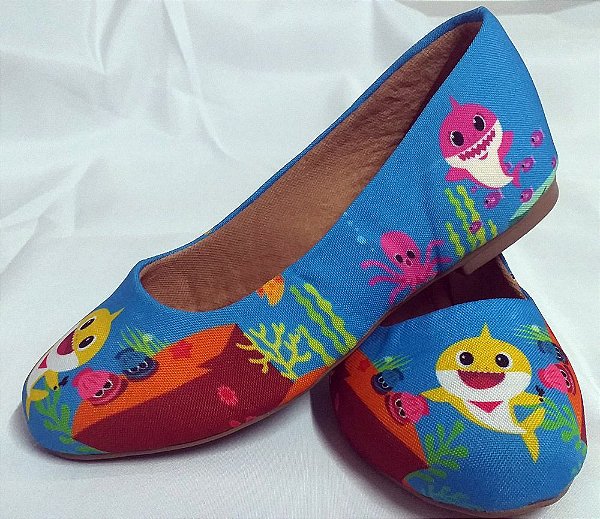 Sapatilha Baby Shark Infantil Tam. 23 ao 42 Sapato Feminino.