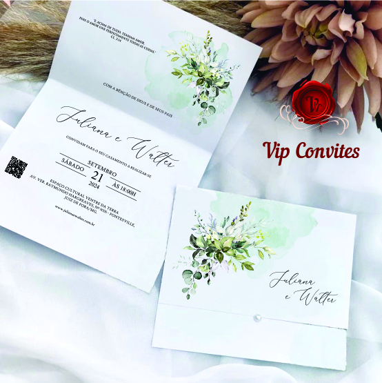 CONVITE BARATO FLORAL DIVERSOS