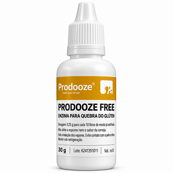 Prodooze FREE 30g – Enzima Redutora de Glúten para Cerveja