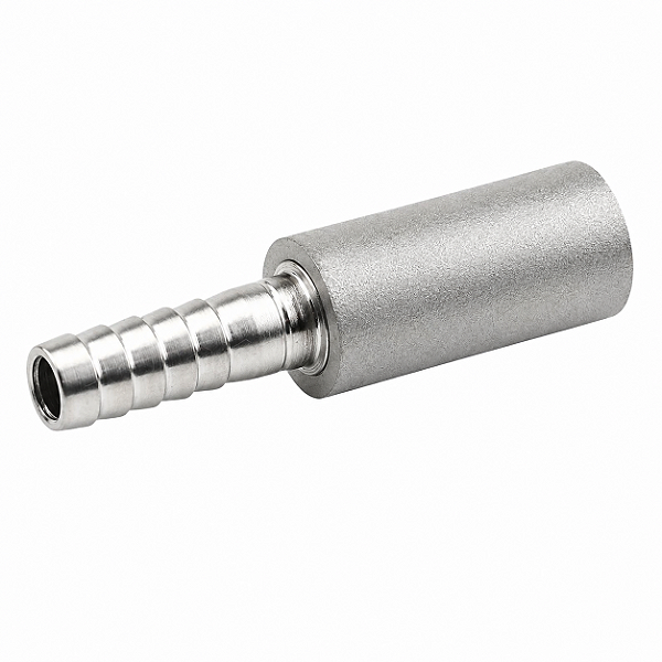 Pedra Difusora Espigão 1/4" x 0,5 Micra – Aço Inox 304 HBS0029-05