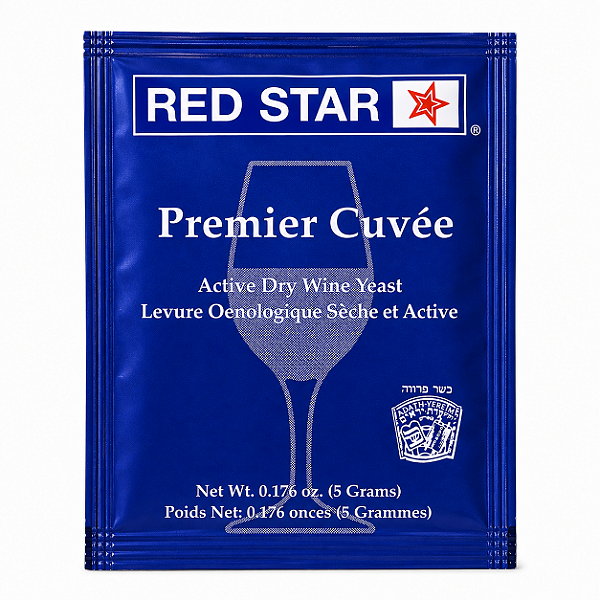 Fermento Red Star Premier Cuvée 5g – Vinhos, Espumantes e Hidromel